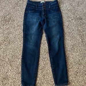 Refuge blue high rise skinny jeans in blue